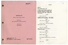 Sanford & Son Season 5, Episode 7, First Draft Script Owned & Annotated by Redd Foxx -- 33 Pages -- Very Good Condition -- From Redd Foxx Estate