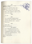 ''Sanford & Son'' Season 4, Episode 25, First Draft Script Owned by Redd Foxx -- With Signed Note From Writer Saul Turtletaub -- 43 Pages -- Very Good Condition -- From Redd Foxx Estate