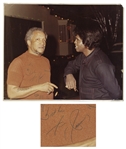 James Brown Signed Photo to Redd Foxx -- Brown Writes This my brother / from James / Killem Red, you can -- 20 x 16 -- Chips to Corners, Very Good Condition -- From Redd Foxx Estate