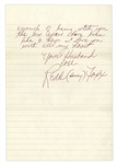 Redd Foxx Love Letter to His Wife in 1962 -- ''...it really grooved me...'' -- Written at Apollo Theater, Includes Envelope -- 3pp., 7.25'' x 10.5'' -- Very Good -- From Redd Foxx Estate