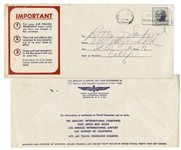 Redd Foxx of ''Sanford & Son'' Signed Airline Trip Insurance Policy From 1964 -- 8.5'' x 13'' -- Near Fine Condition -- From Redd Foxx Estate