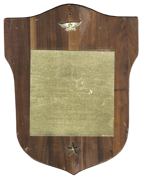 Award of Distinction From Colonial Baking Company Given to Redd Foxx of ''Sanford & Son'' in 1972 -- Wood & Metal, 11.25'' x 14'' x 0.75'' -- Very Good Condition -- From Redd Foxx Estate