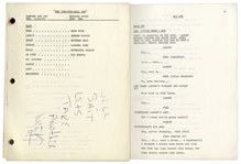 Sanford & Son Season 4, Episode 24 Script Owned by Redd Foxx, With Humorous Note by Him Written on First Page -- 41 Pages, Missing Cover -- Very Good Condition -- From Redd Foxx Estate