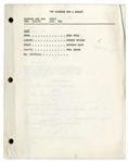 ''Sanford & Son'' Season 4, Episode 8 Script Owned & Annotated by Redd Foxx -- 37 Pages, With Missing Cover -- Very Good Condition -- From Redd Foxx Estate
