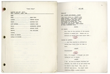 Sanford & Son Season 4, Episode 12 Script Owned & Annotated by Redd Foxx -- 44 Pages, With Missing Cover -- Near Fine Condition -- From Redd Foxx Estate