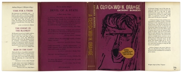 First Edition of ''A Clockwork Orange'' in First Edition Dustjacket -- With Alternative Ending Preferred by Burgess of Redemption by the Novel's Protagonist