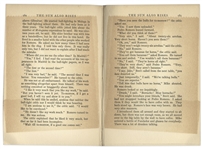 First Edition of Ernest Hemingway's ''The Sun Also Rises'' -- Beautiful Hardcover Edition of a Literary Masterpiece