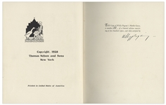 Rare Signed Edition by Willy Pogany of ''Willy Pogany's Mother Goose'' -- 1928