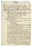 Saint Junipero Serra Autograph Letter Signed -- Serra Writes to His Viceroy, Requesting Items ...for San Diego Mission in Upper California, which was plundered and burned...