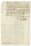 Saint Junipero Serra Autograph Letter Signed -- Serra Writes to His Viceroy, Requesting Items ...for San Diego Mission in Upper California, which was plundered and burned...