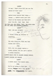 ''Sanford & Son'' Season 2, Episode 9 First Draft Script Owned & Annotated by Redd Foxx, With Drawing by Him -- 37 Pages -- Very Good Condition -- From Redd Foxx Estate