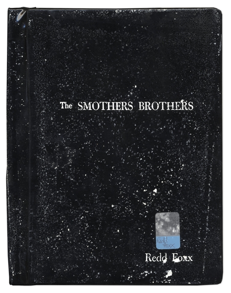 ''The Smothers Brothers Show'' Episode 1 Final Draft Script Owned & Annotated by Redd Foxx Who Guest Starred -- 1975 NBC Version -- 87 Pages -- Very Good Condition -- From Redd Foxx Estate