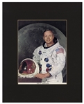 Neil Armstrong Signed 7.75'' x 10'' Photo in His Apollo 11 Spacesuit