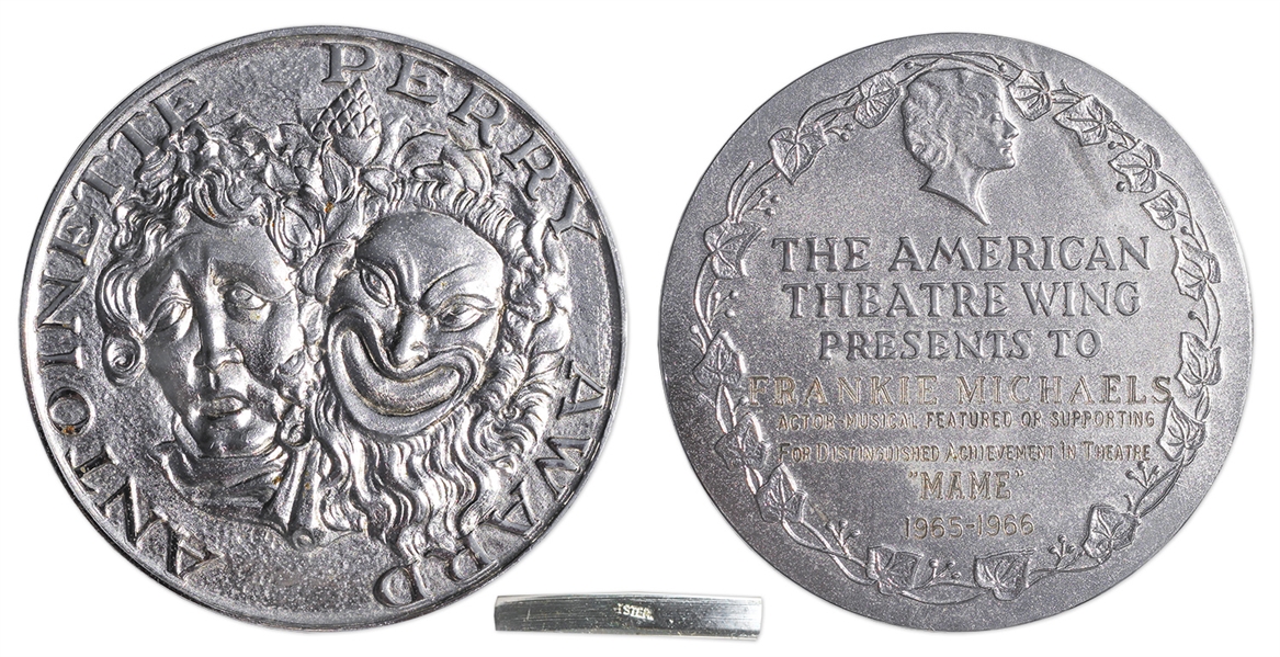 Tony Award Presented to Frankie Michaels in ''Mame'' -- Youngest Recipient Ever to Win the Tony, Won at Age 10