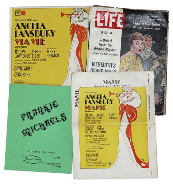 Memorabilia Owned by Frankie Michaels -- Youngest Tony Award Winner Ever at Age 10 for Role in ''Mame''