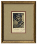 Field Marshal Bernard Montgomery Signed Photo