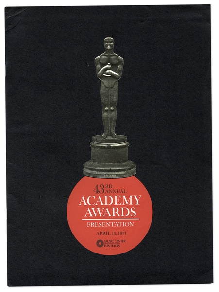 43rd Academy Awards Presentation Program