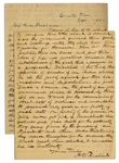 Letter Regarding the Assassinations of Presidents Lincoln & McKinley -- ...anarchists...will face death for the notoriety they may gain by the murder of our Presidents and others...