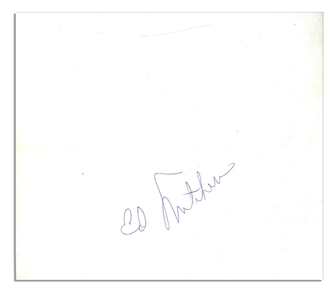 Excellent Collection of 6 NASA Astronaut Signatures on Greeting Cards -- Includes Several of the Mercury 7