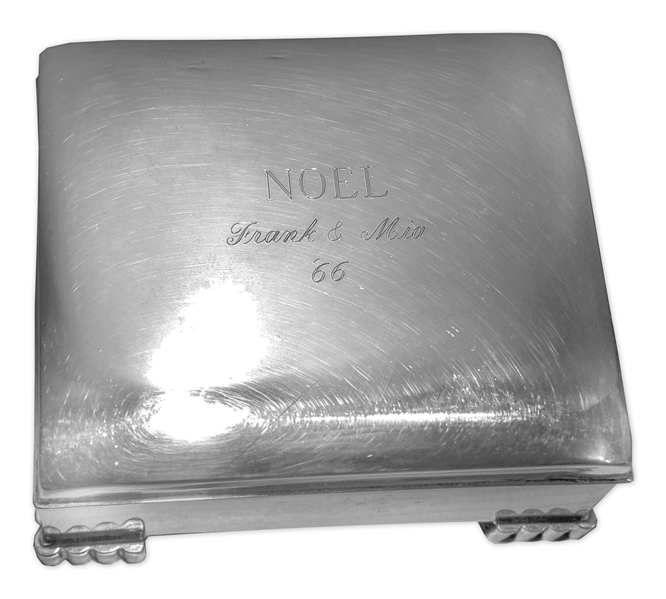 Frank Sinatra & Mia Farrow Silver Box Gifted to Keely Smith