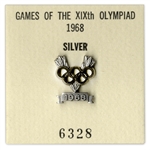 Silver Medal From the 1968 Summer Olympics, Held in Mexico City, Mexico -- Awarded for the Gymnastics Vault Event