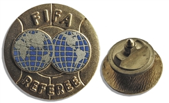 FIFA Referee Pin From 1953 -- Gold-Plated