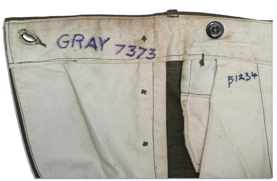 Unique Collection of World War II Items Including a Full Uniform Worn by a Corporal in the 3rd Army -- Lot Includes Badges, Pins & a Personal Photo Owned by the Soldier