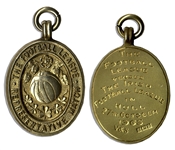 Football League Silver-Gilt Medal From the Representative Match With Irish Football League in 1965