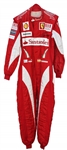 World Champion Fernando Alonso Race-Worn & Signed Rare Ferrari Suit -- From 2010 Formula One Season