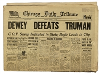 ''Dewey Defeats Truman'' Newspaper -- The Most Famous Newspaper Mistake of All Time