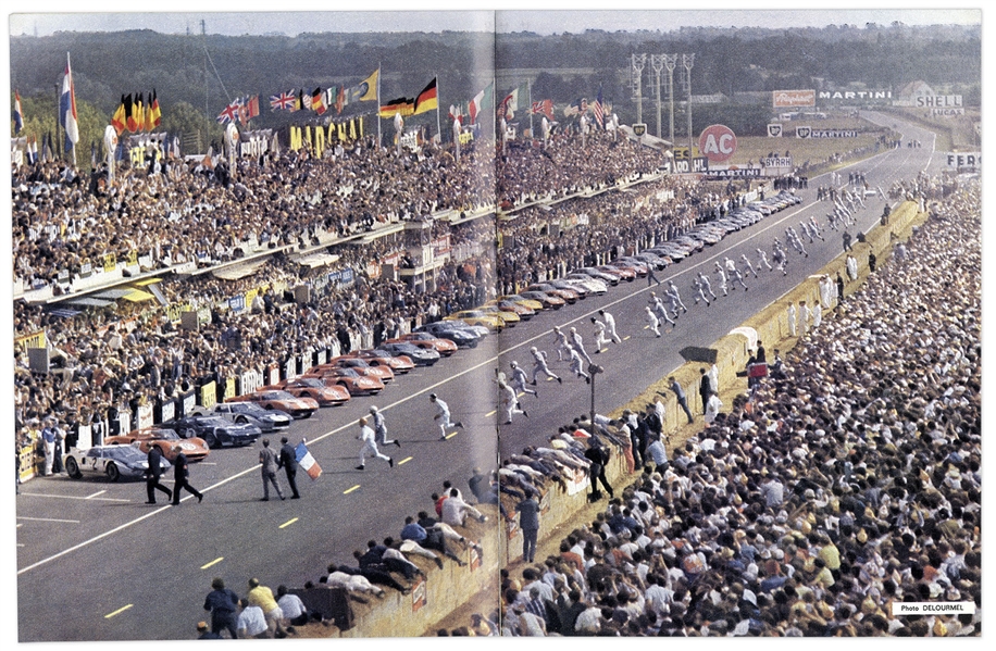 Vintage 1967 Le Mans 24 Hour Race Program