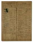 1923 Kentucky Derby Racing Program