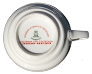 China Used on Historic Hindenburg Zeppelin Airship -- Cup & Saucer Designed by Heinrich & Company -- Not the Set Designed for Tourists