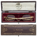Zachary Taylor Owned Eyeglasses & Case -- The General President Who Is Among the Rarest, Having Only Served 16 Months