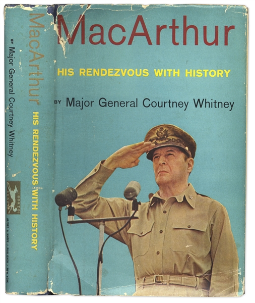 Douglas MacArthur Signed First Edition of ''MacArthur: His Rendezvous With History''