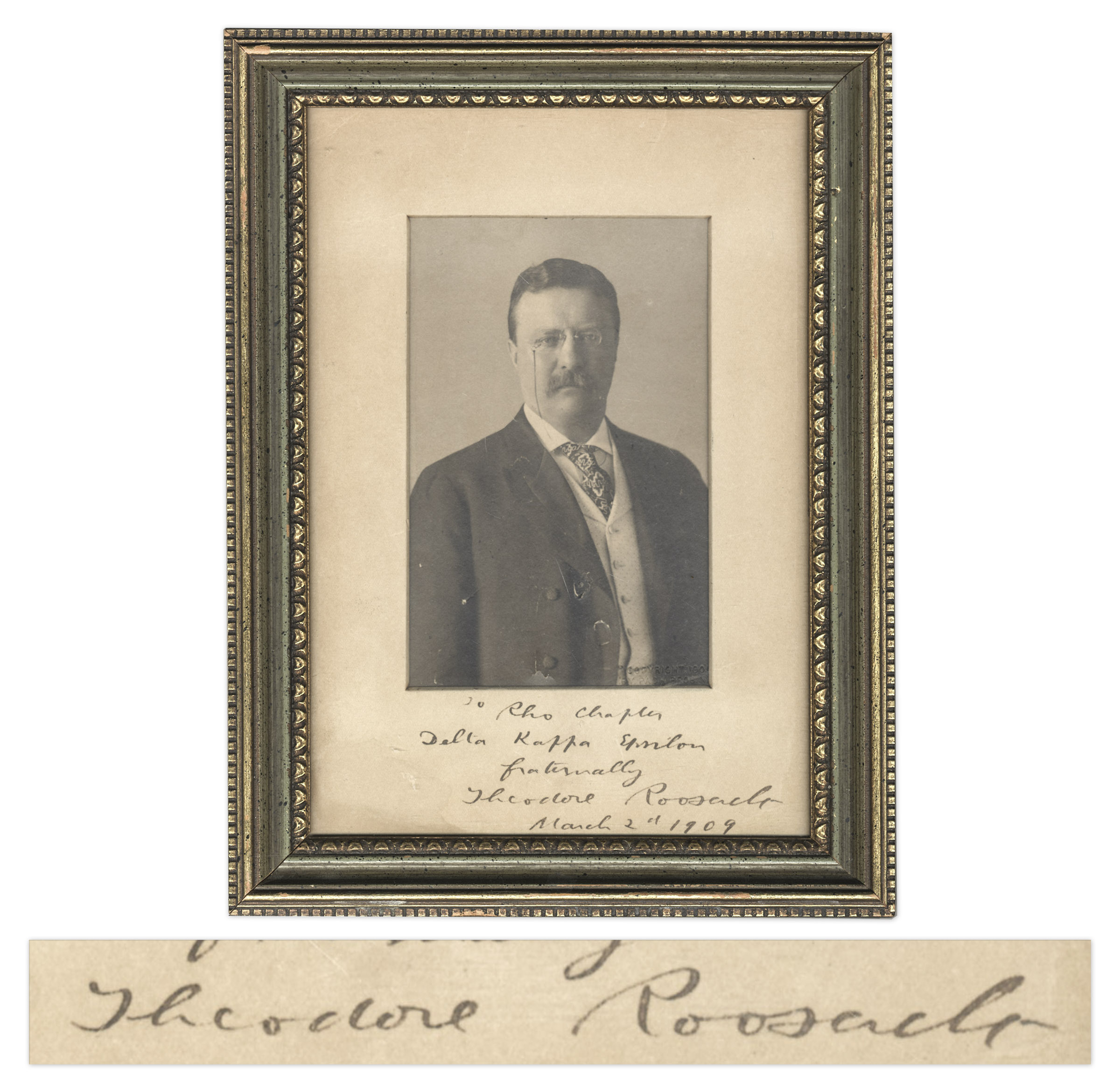 Theodore Roosevelt Autograph