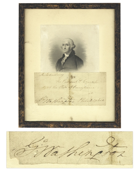 George Washington Franking Signature