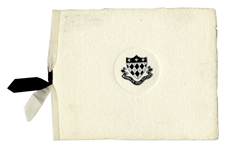 Edward VIII Signed Royal Christmas Card From 1913 -- Signed as the Prince of Wales