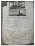 Thomas Jefferson & James Madison Signed 1807 Ship's Passport