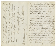 Chester A. Arthur Autograph Letter Signed