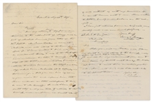 James Polk Autograph Letter Signed as Speaker of the House of Representatives
