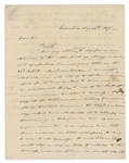 James Polk Autograph Letter Signed as Speaker of the House of Representatives