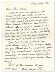 Harper Lee 1993 Autograph Letter Signed -- Responding to a Longtime Admirer -- ''...You must stop sending me something every time I sign books for you. 'Thank you' is a-plenty...''
