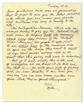 Harper Lee Autograph Letter Signed -- News of a Museum ''Scandal'' in NYC