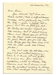 Clever Harper Lee Autograph Letter Signed -- ''...thank you for alll the things you do, have done, and will do. (This reads like Nixon's pardon.)...''