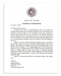 Apollo 15 Crew-Signed NASA Insurance Cover -- With COA From Al Worden