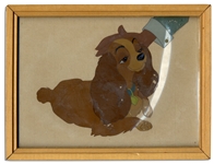 Disney Animation Cel From ''Lady and the Tramp'' -- With Disney Seal