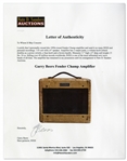 INXS Fender Champ Amplifier Used on Many INXS & Personal Recordings -- With LOA From Bassist Garry Beers