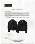 Garry Beers of INXS Stage-Worn Black Leather Jacket -- With LOA From Garry Beers