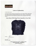 Garry Beers of INXS Stage-Worn Long Sleeve Gray Shirt -- With LOA From Garry Beers